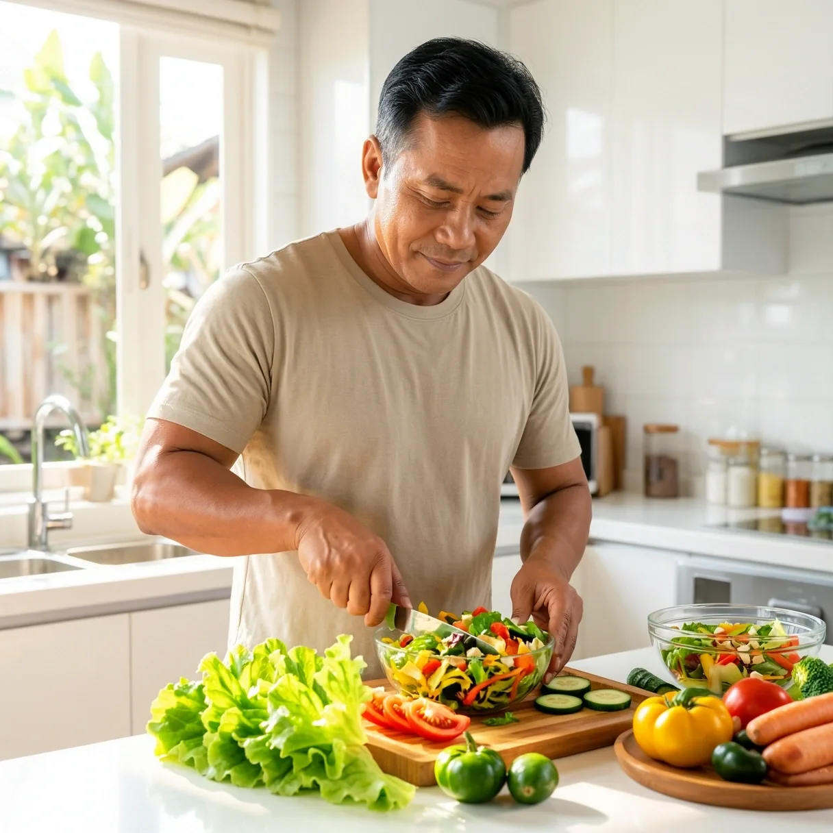 Male wellness and nutrition focus