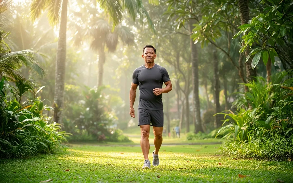 Daily physical activity in a natural setting