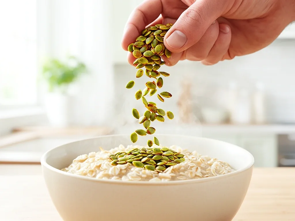Pumpkin seeds for zinc